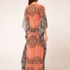 River Island Orange Ethnic Print Maxi Kaftan in Orange - Lyst