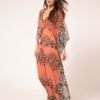 River Island Orange Ethnic Print Maxi Kaftan in Orange - Lyst