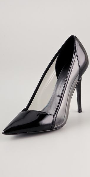 Theyskens' Theory Aven Pointy Toe Pumps in Black - Lyst