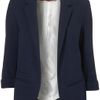 Topshop Ponte Boyfriend Blazer in Blue (navy blue) - Lyst