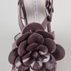 Vera Wang Penny Flower Wedge Espadrilles in Purple (prugna) - Lyst
