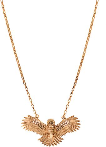  Gold Owl Necklace 