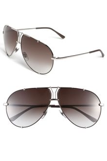 Yves Saint Laurent Metal Aviator Sunglasses - Lyst