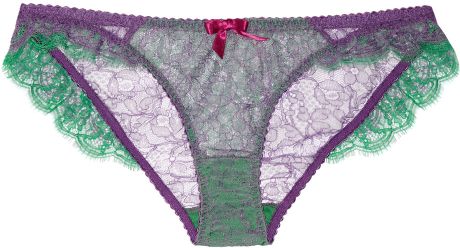 Agent Provocateur Ariel Ruffled Lace Briefs in Green - Lyst