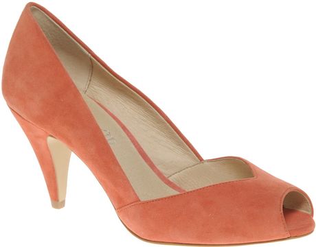 aldo orange pumps