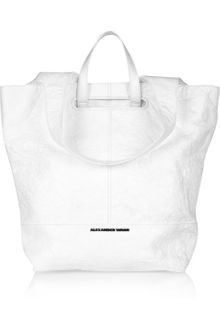 Alexander Wang Alpha Textured-Leather Shopper - Lyst