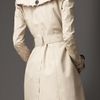 Burberry Check Edged Trench Coat in Beige (trench) - Lyst