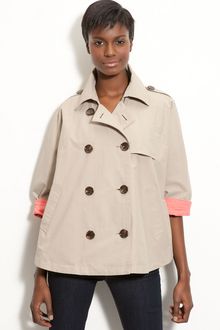 Calvin Klein Double Breasted Cape - Lyst