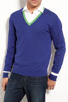 Etro V-neck Sweater - Lyst