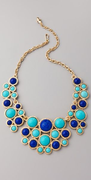 Kenneth Jay Lane Bib Necklace - Lyst