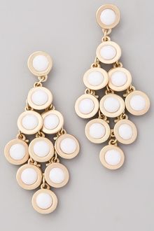 Kenneth Jay Lane Cabochon Chandelier Earrings - Lyst