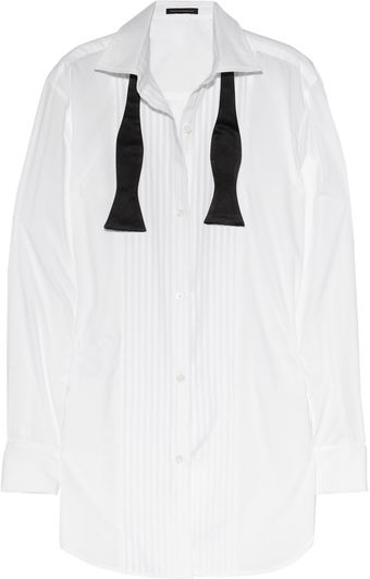 Kiki De Montparnasse Fantasy Collection Cotton-voile Tuxedo Shirt - Lyst