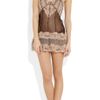 La Perla Lace and Tulle Chemise in Pink (blush) - Lyst