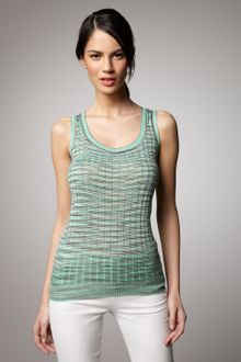 M Missoni Ribbed Space-dye Tank - Lyst