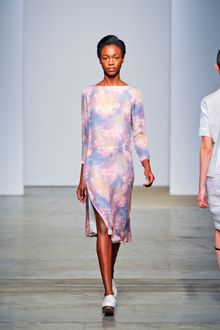 Rachel Comey Fall 2012 Floral Print Side Split Dress - Lyst