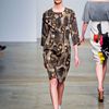 Rachel Comey Fall 2012 Rose Print Pencil Dress in Brown - Lyst