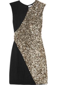 Rachel Gilbert Dexina Sequined Silk-chiffon Mini Dress - Lyst