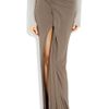 Rick Owens Lilies Draped Stretchjersey Maxi Skirt in Pink (flesh) - Lyst