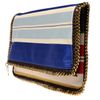 Stella Mccartney Falabella Silk Striped Foldover Clutch in Multicolor (multi) - Lyst
