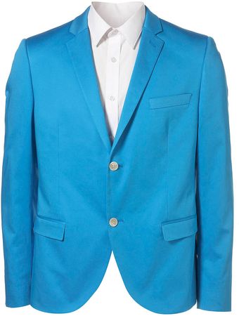 Topman Daphne Blue Skinny Jacket - Lyst