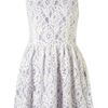 Topshop Sleeveless Lace Dress in Purple (lilac) - Lyst