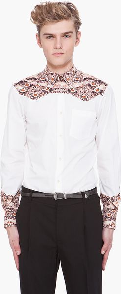 Alexander McQueen Western Print Shirt - Lyst