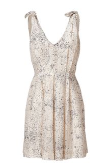 L'Agence  Shoulder Tie Dress - Lyst