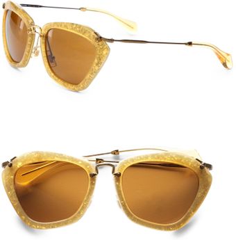 Miu Miu Noir Catwalk Sunglasses - Lyst