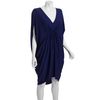 Nicole Miller Sapphire Vneck Cinched Waist Tunic Dress in Blue (sapphire) - Lyst