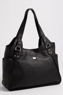 Perlina Claire Leather Tote - Lyst
