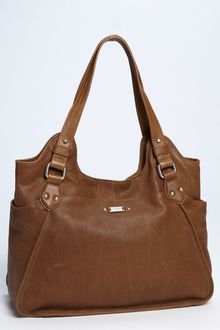 Perlina Claire Leather Tote - Lyst