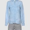 Robert Friedman Long Sleeve Shirt in Blue for Men (sky) - Lyst
