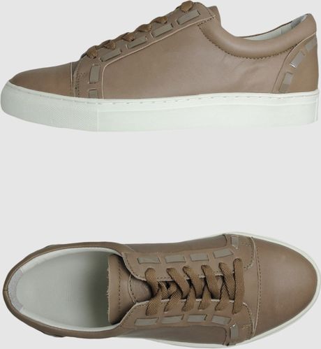 Acne Sneakers in Green (khaki) - Lyst