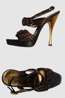 Donna Karan New York Platform Sandals - Lyst