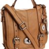 Fossil Maddox Organizer Flap Cross Body in Brown (camel) - Lyst