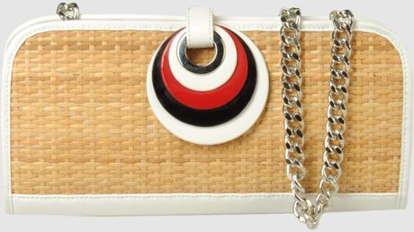 Rodo Medium Fabric Bag in Beige (white) - Lyst