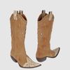 Sophya Flat Boots in Brown (khaki) - Lyst
