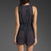 Zimmermann Dreamer Embroidered Playsuit in Blue (navy) - Lyst
