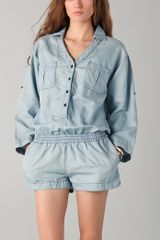 Ag Adriano Goldschmied All in One Denim Romper