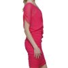 Alice + Olivia Chiffon Draped Dress in Pink - Lyst