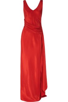 Amanda Wakeley Draped Silk Gown - Lyst