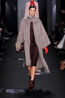 Diane Von Furstenberg Fall 2012 Brown Glossy Ankle Boots - Lyst