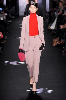 Diane Von Furstenberg Fall 2012 Red Turtleneck Top - Lyst