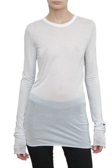 Gareth Pugh Two Colored Long Sleeved Jersey T-shirt - Lyst
