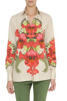 Givenchy Flowers Print Blouse - Lyst