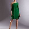 Gucci Asymmetric Dress in Green - Lyst