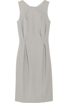 Jil Sander Textured Panel Wool-blend Dress - Lyst