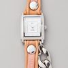 La Mer Collections Malibu Chain Wrap Watch in Silver - Lyst