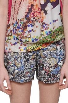 Mary Katrantzou Jaquard Viscose Shorts - Lyst