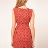 Asos Tulip Dress In Hexagon Print in Red (pinkorange) - Lyst